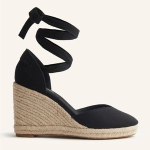 Reformation Camille Espadrille Wedge shoes 9